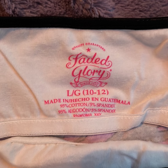 Faded Glory Girls multicolored zebra striped spaghetti strap top - Picture 3 of 3